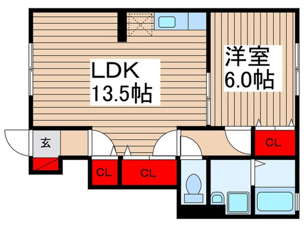 ブロ－テ川越Ⅱの物件間取画像